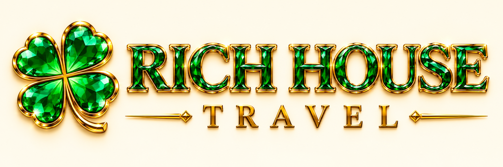 RICH HOUSE TRAVEL — четырёхлистный изумрудный клевер